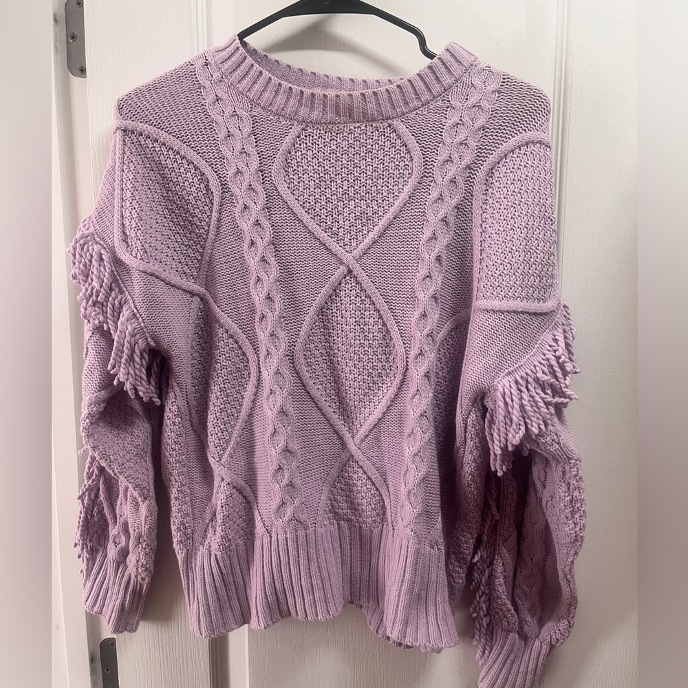 Time and Tru western tassel sweater